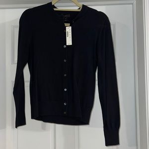 NWT - Jcrew cardigan - cotton, Black, Size M